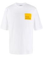 Tom Wood Logo Square T-shirt - White