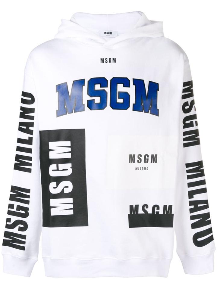 Msgm Msgm 2540mm174799 01 Bianco Natural (vegetable)->cotton - White