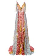 Carolina Herrera Floral Print Maxi Dress - Multicolour