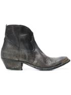 Golden Goose Deluxe Brand Ankle Length Cowboy Boots - Grey