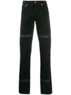 Heron Preston Contrast Button Jeans - Black