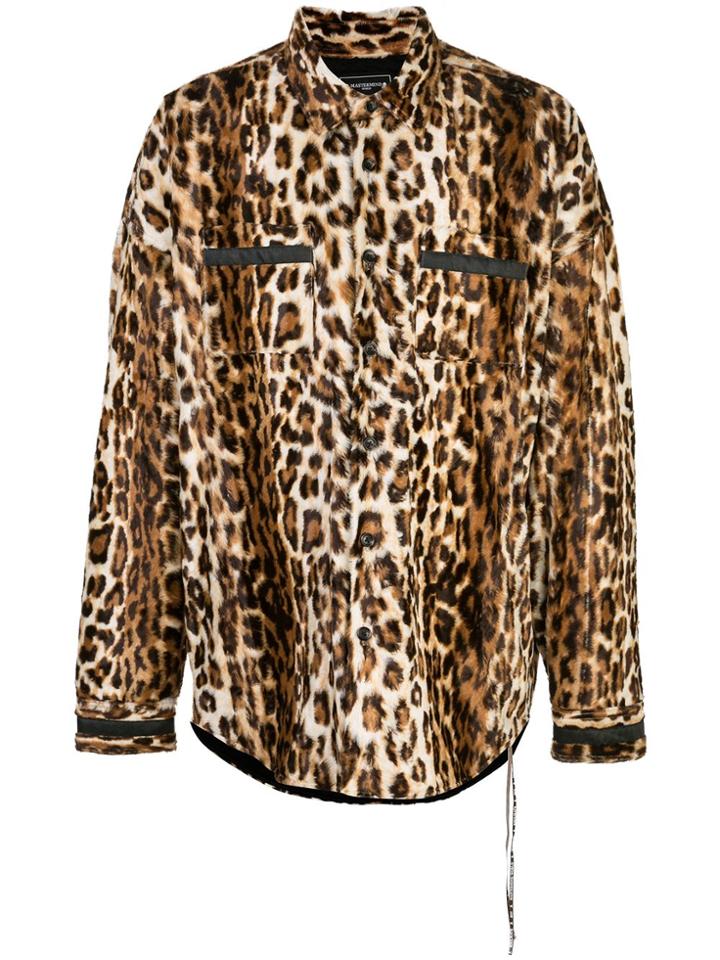 Mastermind World Leopard-print Shirt - Brown