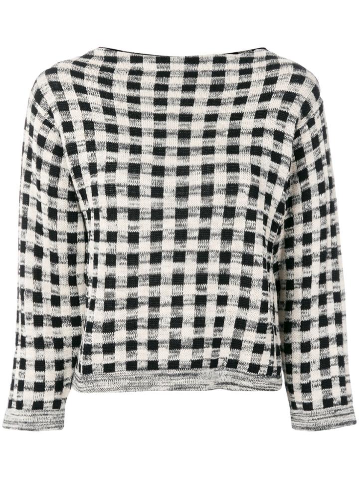 Bellerose Checked Jumper - Black
