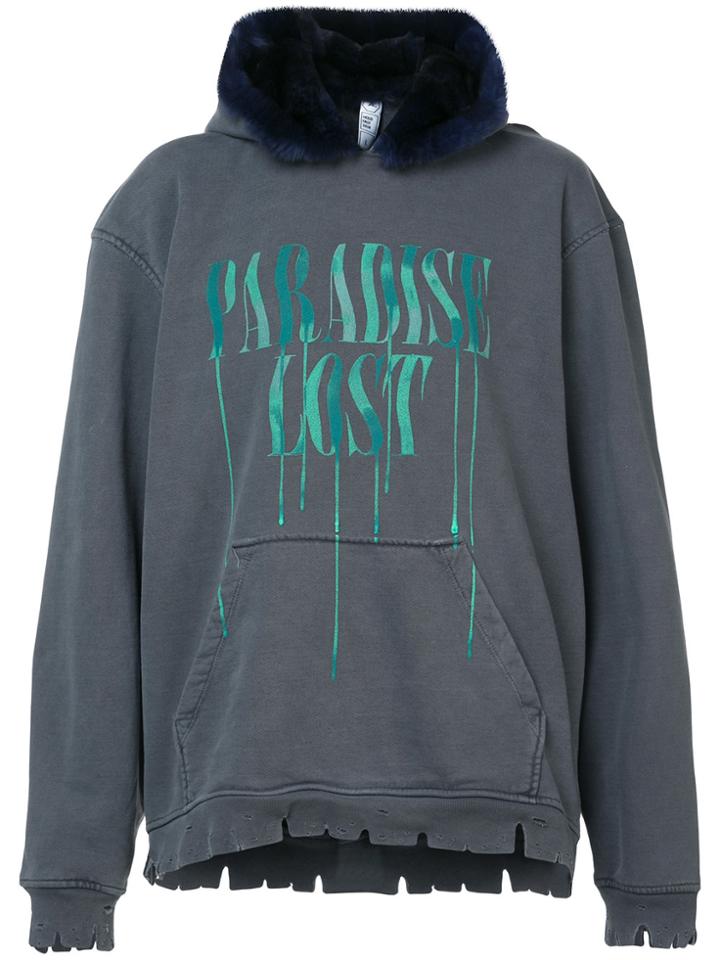 Alchemist Perfect Fur Hood Hoodie - Black