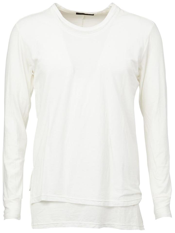 The Viridi-anne Round Neck T-shirt, Men's, Size: 1, White, Cotton