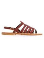 K. Jacques Homere Sandals, Women's, Size: 39, Red, Leather