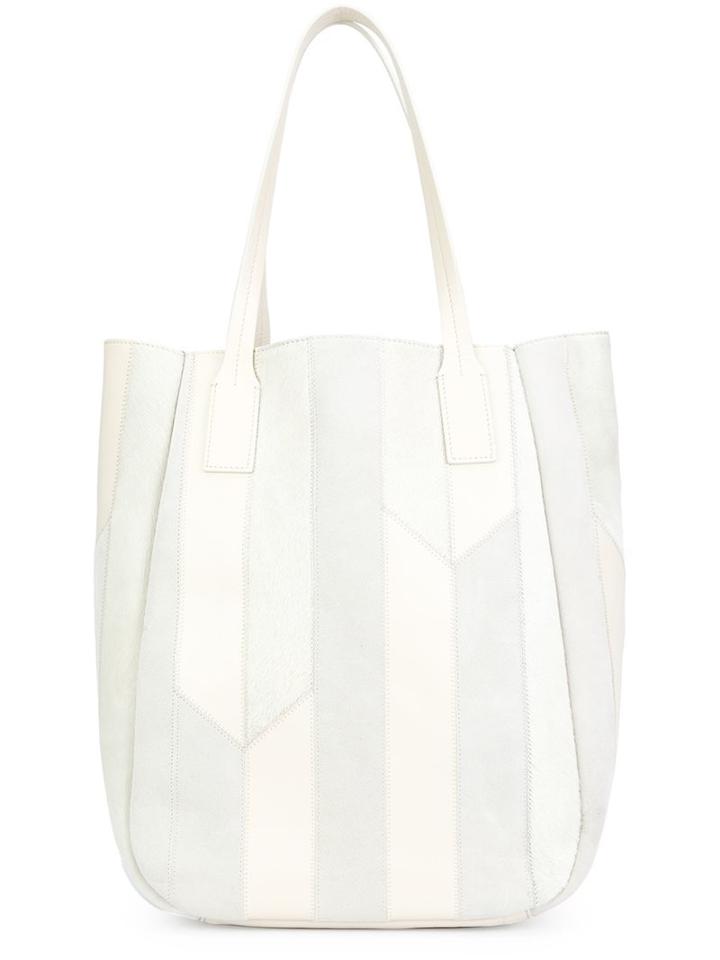 Derek Lam 10 Crosby Patchwork Tote, Women's, White