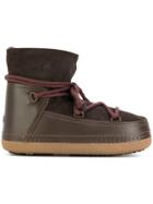 Inuiki Lace Up Snow Boots - Brown