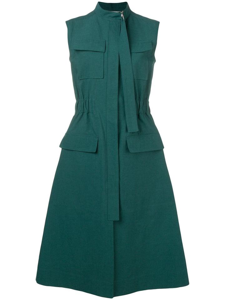 Cédric Charlier Utility Midi Dress - Green