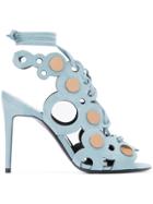 Pierre Hardy Penny Lace Sandals - Blue