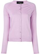 Les Copains Classic Twin Set Cardigan - Pink & Purple