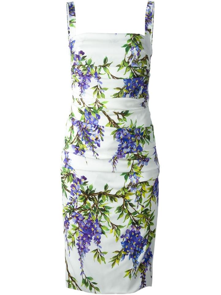Dolce & Gabbana Wisteria Print Dress