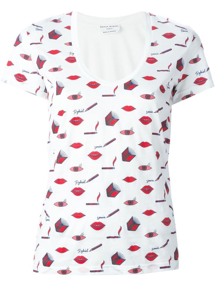 Sonia Rykiel V-neck T-shirt