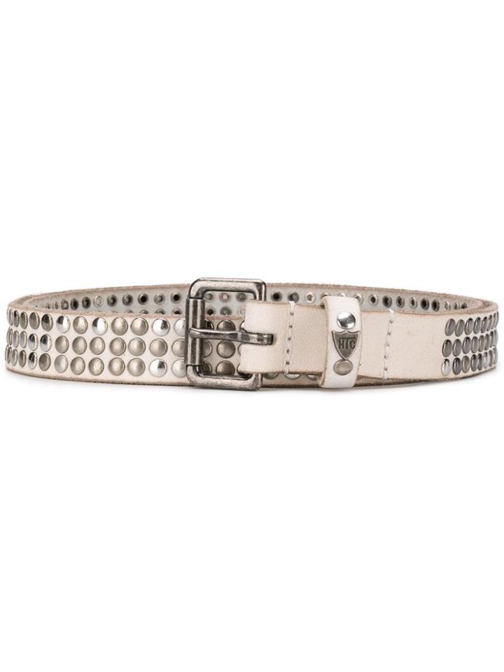 Htc Los Angeles Stud Belt - White
