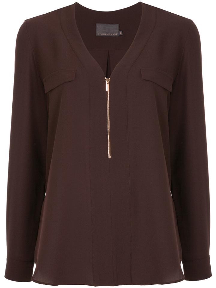 Ginger & Smart Secret Vice Blouse - Brown