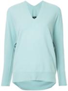 Aula V-neck Jumper - Blue