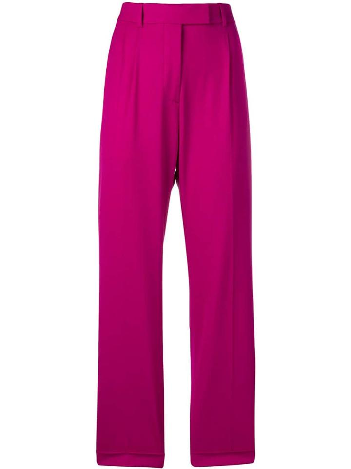 Calvin Klein 205w39nyc High-rise Straight Trousers - Pink