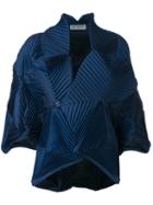 Issey Miyake Men - Plissé Jacket - Women - Polyester/polyurethane - 2, Blue, Polyester/polyurethane