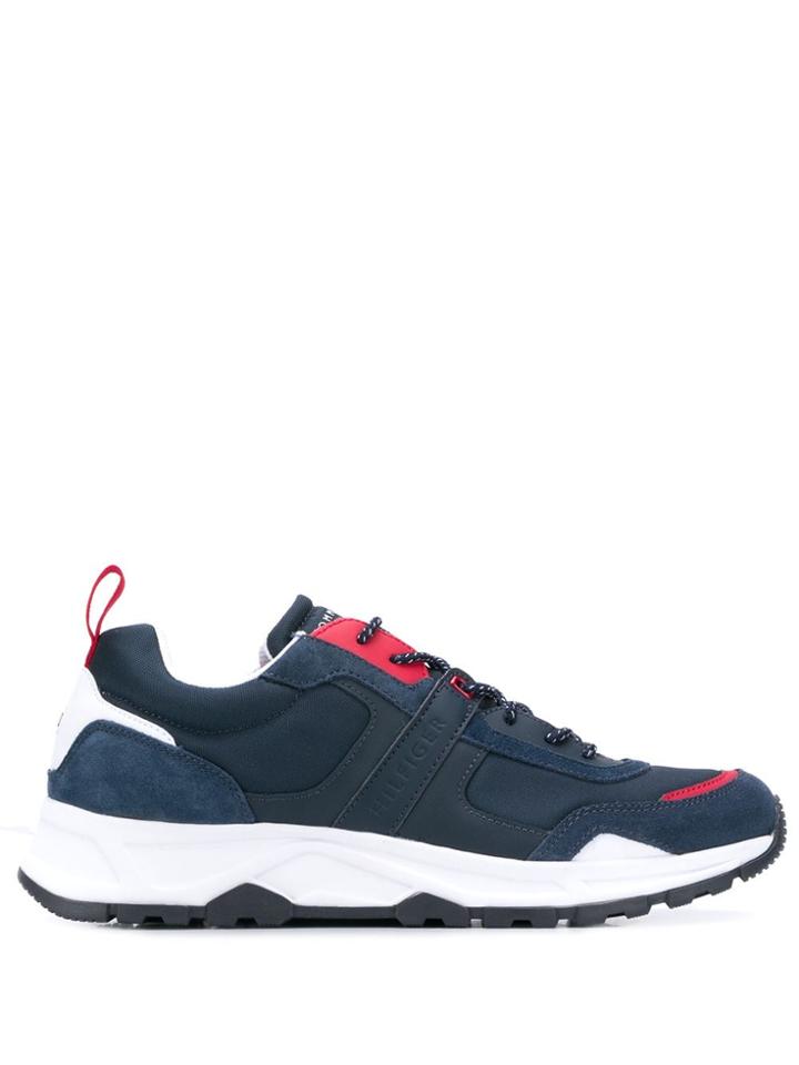 Tommy Hilfiger Fashion Panelled Sneakers - Blue