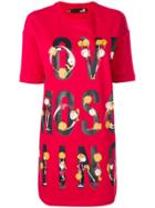 Love Moschino Red T-shirt Dress