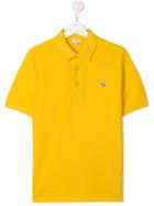 Paul Smith Junior Zebra Crest Polo Shirt - Yellow