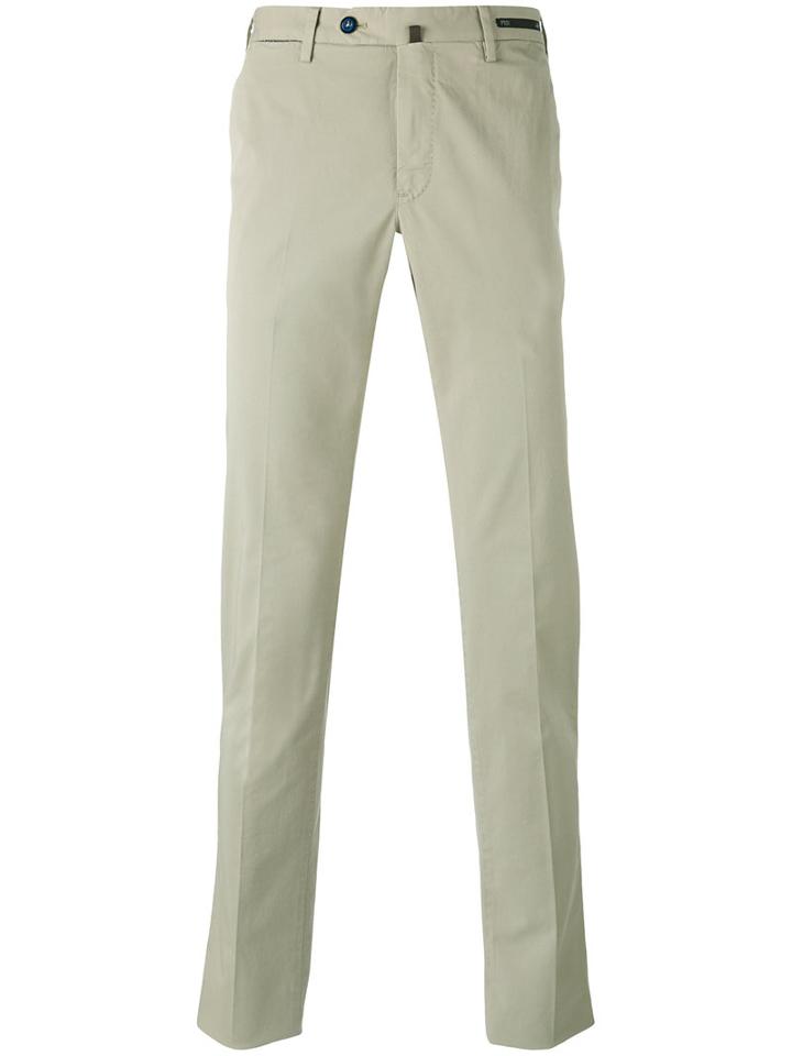 Pt01 - Slim-fit Trousers - Men - Cotton/spandex/elastane - 48, Grey, Cotton/spandex/elastane
