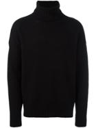 Ami Alexandre Mattiussi Oversized Turtleneck Sweater - Black