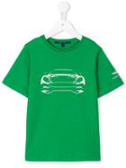 Aston Martin Kids Car Print T-shirt, Boy's, Size: 10 Yrs, Green