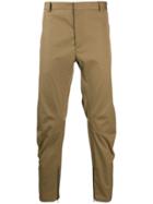 Lanvin Zipped Cropped Trousers - Brown
