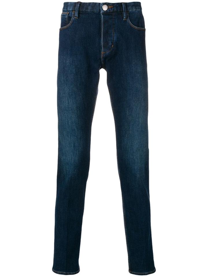 Emporio Armani Five Pocket Denim - Blue