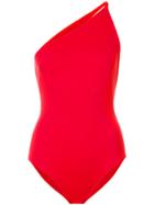 Oscar De La Renta One-shoulder Swimsuit - Red