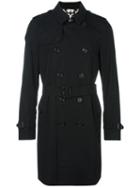Burberry Classic Trench Coat, Men's, Size: 52, Black, Cotton/viscose
