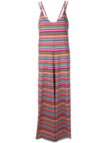 C'est La V.it Striped Jumpsuit - Multicolour