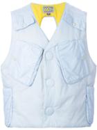 Walter Van Beirendonck Vintage 'wonderland' Padded Vest - Blue