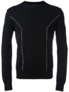 Dsquared2 Pyramid Stud Classic Jumper, Men's, Size: Xl, Black, Wool