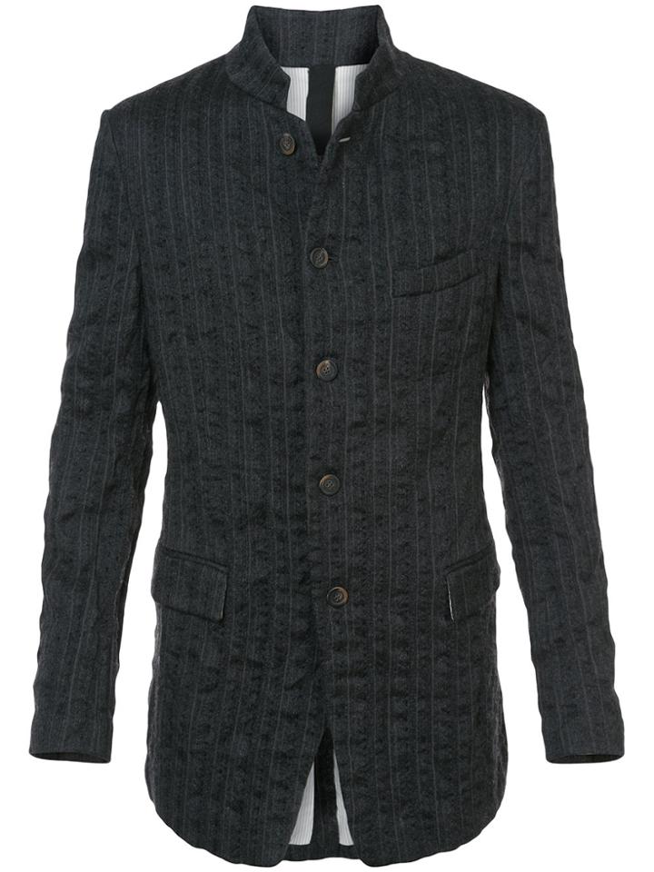 Forme D'expression Longsleeved Buttoned Up Jacket - Grey