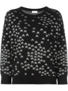 Saint Laurent Star Intarsia Sweater
