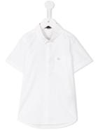 Burberry Kids Logo Embroidered Shirt, Toddler Boy's, Size: 4 Yrs, White
