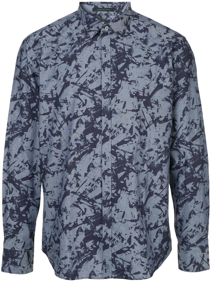 D'urban Graphic Print Shirt - Blue