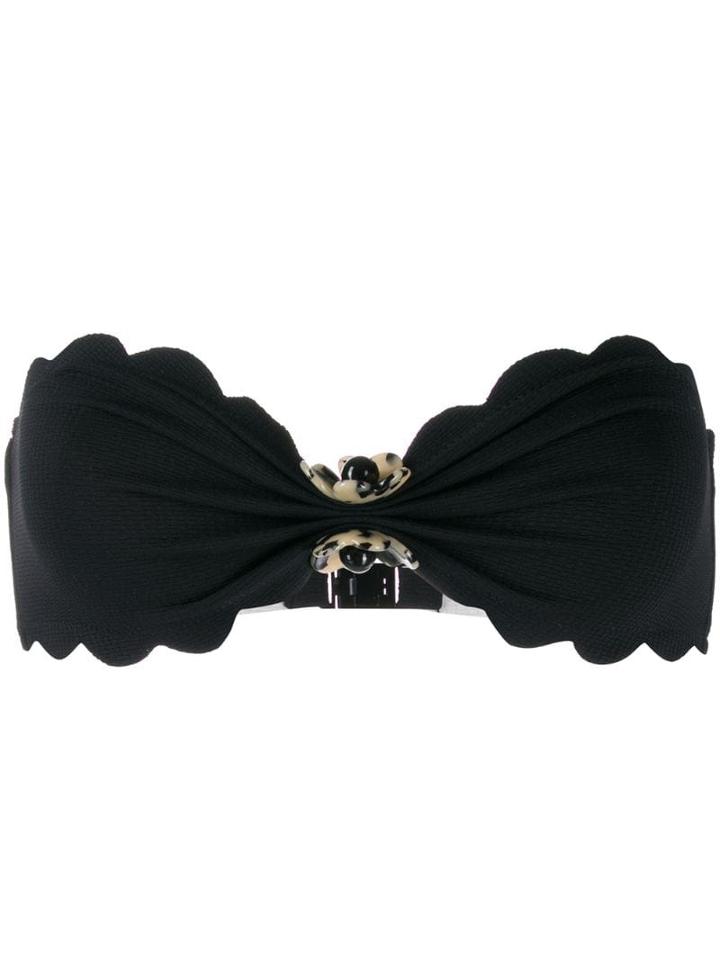 Marysia Strapless Bikini Top - Black