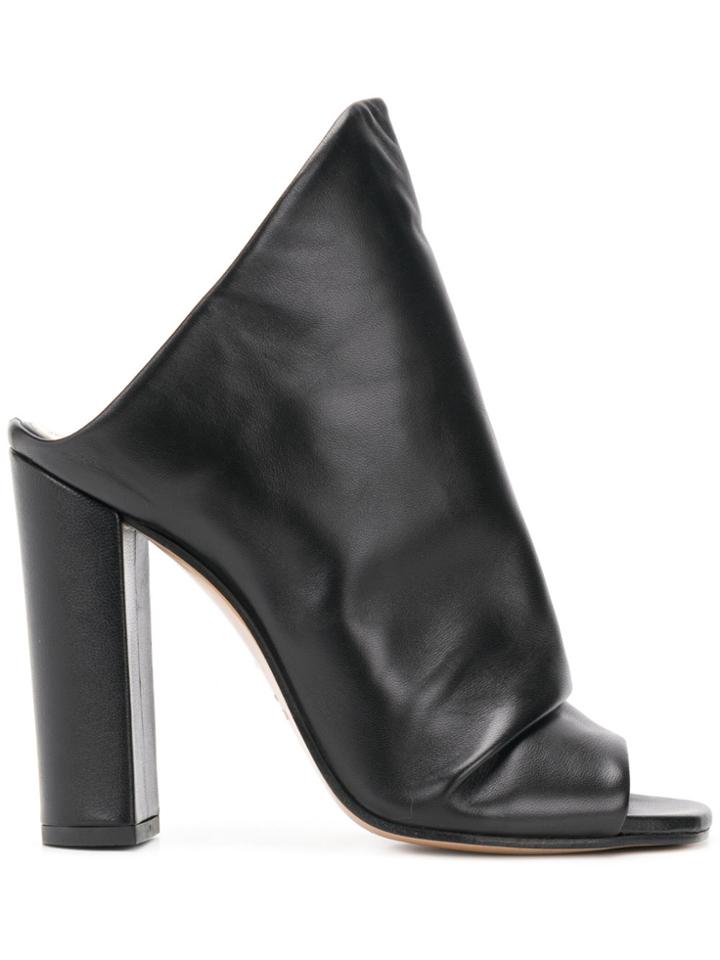 Marc Ellis Asymmetric Mules - Black