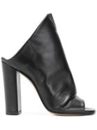 Marc Ellis Asymmetric Mules - Black