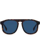 Fendi Eyewear Tortoise Shell Sunglasses - Brown