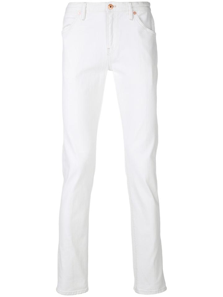 Pt05 Slim-fit Denim Jeans - White