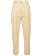 H Beauty & Youth Corduroy Cropped Trousers - Brown