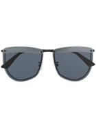 Mcq Alexander Mcqueen Tinted Lense Sunglasses - Black