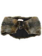 Marni Wide Buckle Stole - Brown