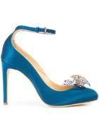 Chloe Gosselin Helix Embellished Pumps - Blue