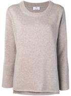 Allude Plain Knit Sweater - Green
