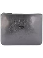 Kenzo - Tiger Clutch - Women - Pvc - One Size, Grey, Pvc